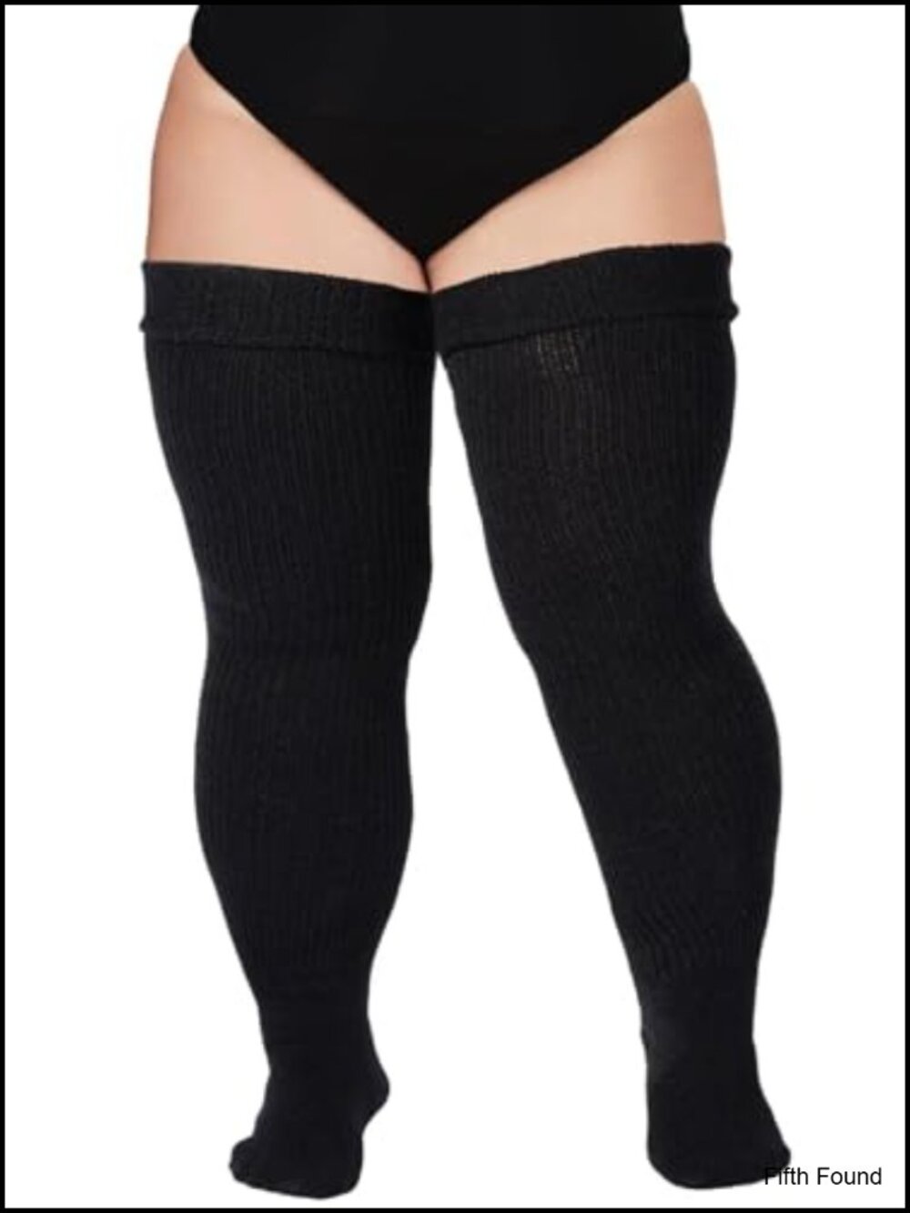 Plus Size Thigh High Socks Acrylic Over the Knee Leg Warmers for Thick Thighs